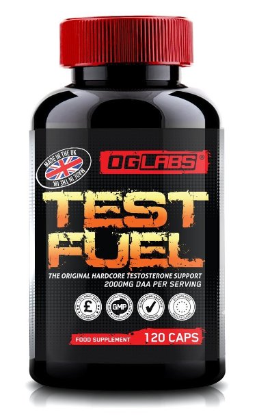TEST FUEL | The Original Hardcore Testosterone Booster | Test Booster - Support Muscle & Strength | 120 Vegetarian Capsules