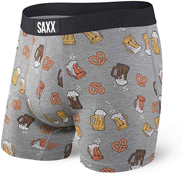 Saxx Men's Underwear – Vibe Men’s Underwear – Boxer Briefs with Built-in Ballpark Pouch Support - Core