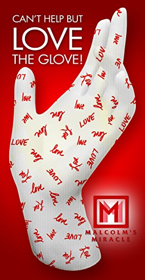 Malcolm's Miracle LOVE Moisture Jamzz Moisturizing Gloves - Made in the USA with Biodegradable Packaging!