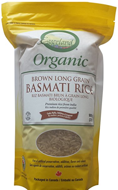 Everland Organic Brown Basmati Rice, 908gm