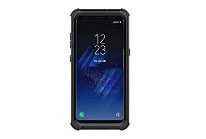 Galaxy S8 Waterproof case, Hwota Extreme Full-body Diving Underwater Waterproof Snowproof Shockproof Dirtproof Durable Sealed Cover Shell Case Skin Protector for Samsung Galaxy S8 (Black)
