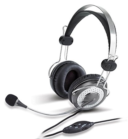 Genius HS-04SU Luxury Headset with Noise Cancelling Microphone for PC, Laptop, Skype / iCHOOSE