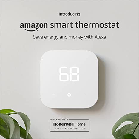 Introducing Amazon Smart Thermostat – ENERGY STAR certified, DIY install, Works with Alexa – C-wire required