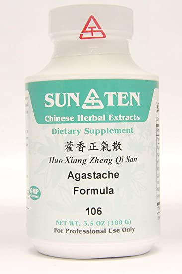 Sun Ten - AGASTACHE Formula Huo Xiang Zheng Qi San Concentrated Granules 100g 106 by Baicao