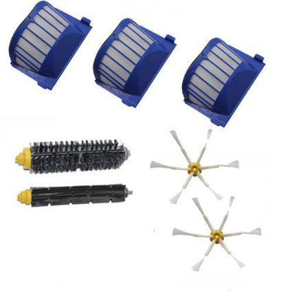 Iautomatic Details about AeroVac Filter  Brush 6 armed kit for iRobot Roomba 600 Series 620 630 650 660