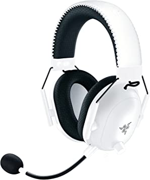 Razer BlackShark V2 Pro Wireless Gaming Headset: THX 7.1 Spatial Surround Sound - 50mm Drivers - Detachable Mic - for PC, PS4, PS5, Switch, Xbox One, Xbox Series X & S - White