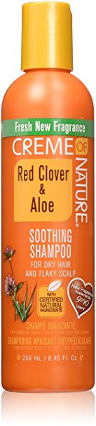 Creme of Nature Soothing Shampoo for Dry Hair and Flaky Scalp, Red Clover and Aloe, 8.45 Ounce