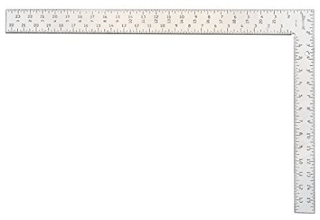 Starrett FS-24 Steel Professional Framing Square, 24" x 16" Length