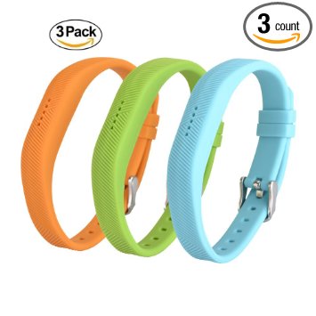 Fitbit Flex 2 Accessory Bands for Fitbit Flex 2 / Fitbit Flex2,Silicone Fitness Replacement Accessories Wrist Band Perfect for 2016 New Fitbit Flex 2 with Steel Buckle