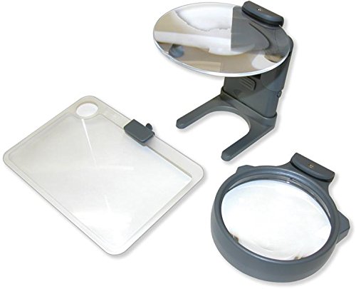 Carson 3-in-1 LED Lighted Magnifying Glass (HM-30)