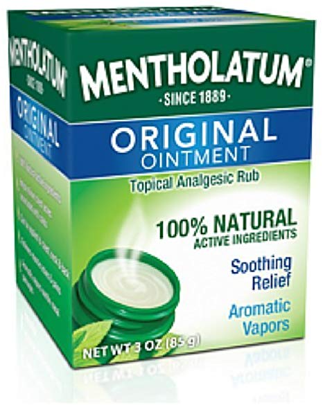 Mentholatum Original Ointment Soothing Relief, Aromatic Vapors - 1 oz (Pack of 4)