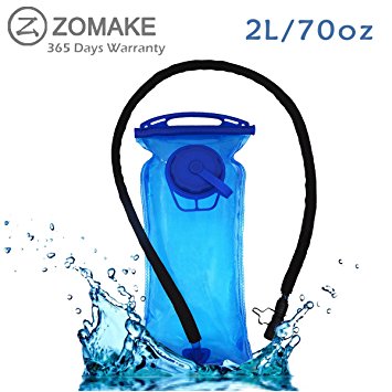 ZOMAKE Hydration Bladder 3 Litre Water Reservoir,FDA Approved Non Toxic BPA Free Strong Materia