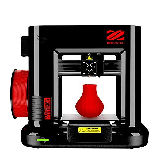 da Vinci Mini Wireless 3D Printer-6"x6"x6" Volume (Includes: 300g Filament, 3D eBook, Maintenance Tools, Free 3D Software, PLA/Tough PLA/PETG/Antibacterial PLA) Upgradable to print Metallic/Carbon PLA