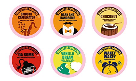 Java Factory Variety Pack Single Cup Coffee for Keurig Brewers, 40 Count