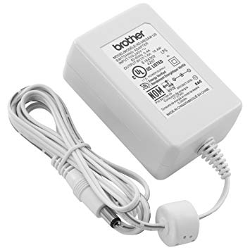 Brother Genuine AD24ESAW White AC Power Adapter for Select Brother P-Touch Label Makers, UL Listed Power Supply Charger with 4.9-foot-long Power Cord