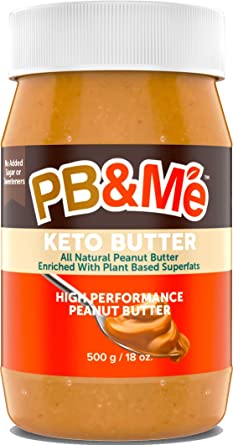 PB&Me Keto Butter - High Performance Peanut Butter, 500 Grams