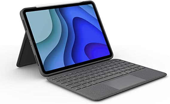 Logitech Folio Touch iPad Keyboard Case with Trackpad and Smart Connector for iPad Pro 11-inch (Models: A1980/A2013/A1934/A1979/A228/A2233), QWERTY UK layout - Graphite