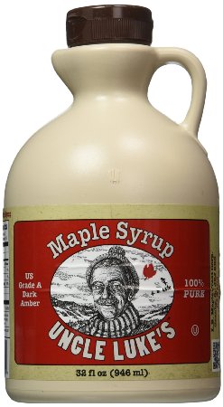 Uncle Luke's Pure Maple Syrup, 32 Ounce