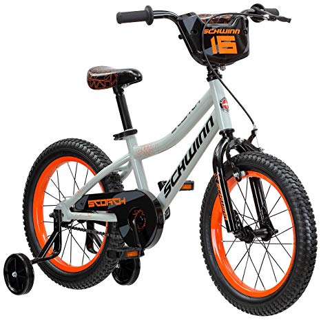 Schwinn Scorch Boy's Bike with Training Wheels, 16" Wheels, Multiple Colors