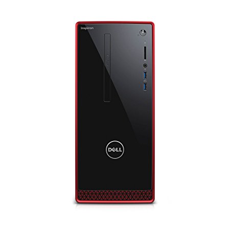 2016 Dell Inspiron Desktop Tower, AMD A10-8700P Processor 3,2 GHz, 8GB RAM, 2TB 7200 RPM HDD, 2GB DDR5 AMD Radeon R9 360 Graphics, DVD±RW, 5-in-1 card reader, HDMI, WIFI, Bluetooth, Windows 10