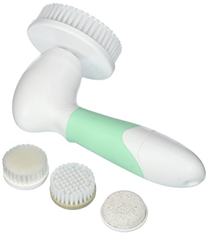 Vanity Planet Spin for Perfect Skin Face & Body Cleansing Brush, Minty Green