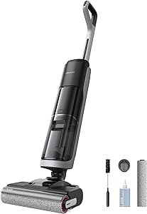 dreame H14 Wet and Dry Vacuum, 180° Lie-Flat Cordless Vacuum Mop, 140°F Brush Washing, Fast Hot Air Drying in 5Mins, Smart Hard Floor Cleaner Machine with Powerful Suction, Great for Sticky Messes