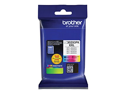 Brother LC30293PK Super High Yield 3 Pack Ink Cyan/magenta/yellow