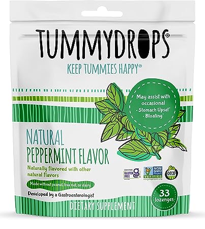 Tummydrops, Natural Peppermint, 30 Drops