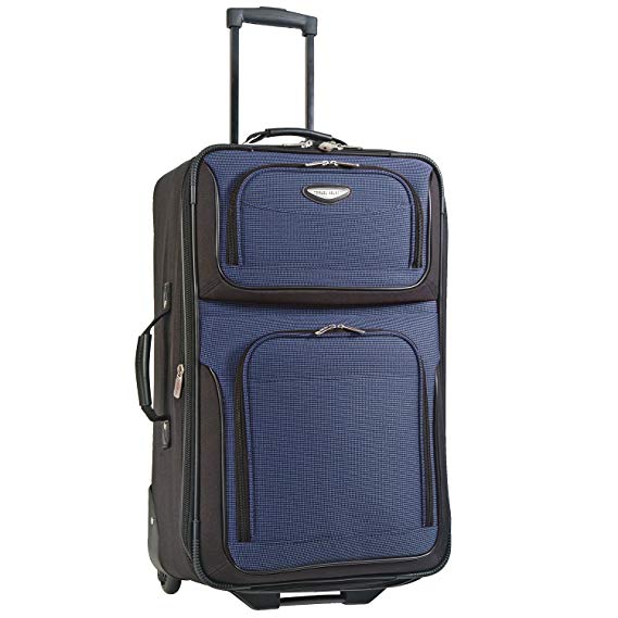 Traveler's Choice Travel Select Amsterdam 25-Inch Expandable Rolling Upright, Navy, One Size