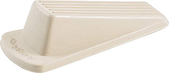 Shepherd Hardware 9163 Heavy Duty Rubber Door Wedge, Off-White