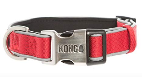 KONG Reflective Premium Neoprene Padded Dog Collar offered by Barker Brands Inc.