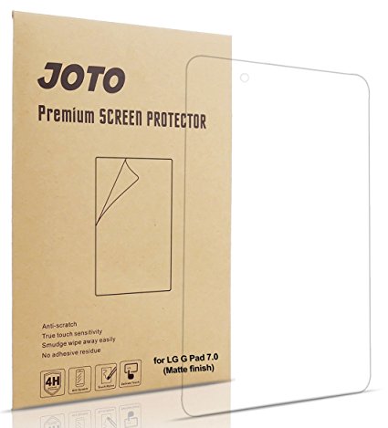 LG G Pad 7.0 Screen Protector - JOTO Anti Glare, Anti Fingerprint (Matte Finish) version Screen Protector Film Guard for 2014 LG G Pad 7 inch Tablet (V400), with Lifetime Replacement Warranty (3 Pack)