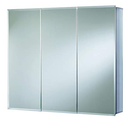 Croydex Westbourne 30-Inch x 36-Inch Triple Door Tri-View Cabinet with Hang 'N' Lock Fitting System