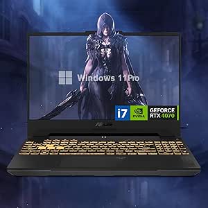 ASUS TUF 15.6 i7 RTX 4070 Premium Gaming Laptop, 15.6" FHD 1920 * 1080 144Hz, Intel i7-13620H (Beats Intel i9-12900), NVIDIA GeForce RTX 4070, 32GB DDR5, 1TB SSD, RGB Backlit Keyboard, Windows 11 Pro