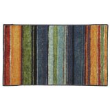 Townhouse Rugs Carnival Stripe Multi Rug 21-Inch by 34-Inch