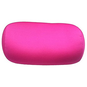 Microbead Cushie Roll Pillow 7 x12 - Pink by Cushie Pillows