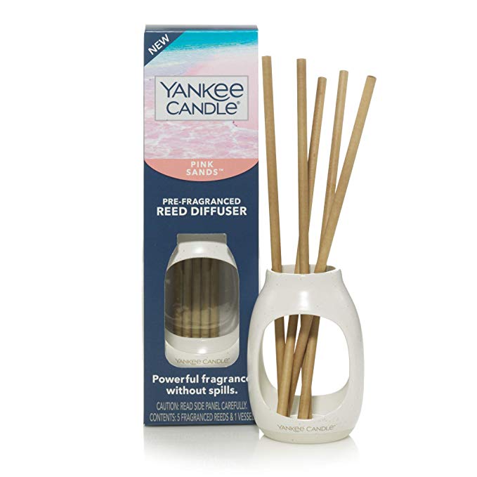 Yankee Candle Pre-Fragranced Pink Sands Reed Diffuser