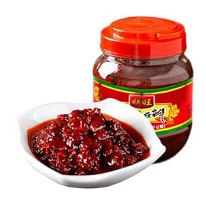 SXET Broad Bean Paste, Sichuan Pixian Hong You Doubanjiang, Dou Ban Jiang with Red Chili Oil, Chili Broad Bean Sauce for Seasoning 四川豆瓣酱 17.6oz/500g ( pack of 1), 1.0 Ounce