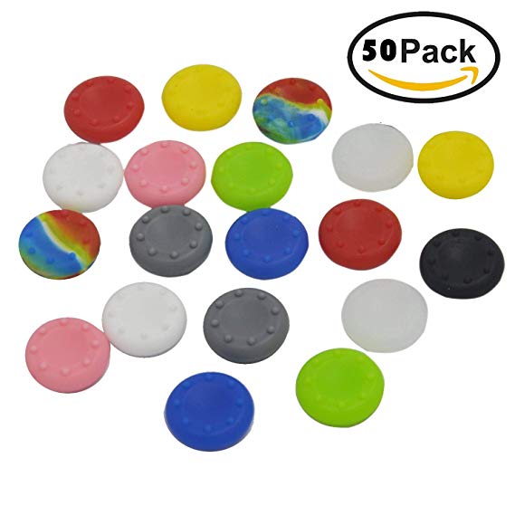 Gosear®486 x Silicone Analog Controller Thumb Stick Grips Cap Cover For PS3 Xbox 360 Xbox One Game Accessories Replacement Parts