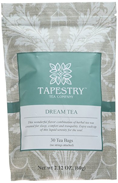 Tapestry Tea Company Dream Tea - Award Winning Choice Chamomile Herbal Blend - Tea Bags - 30 Count