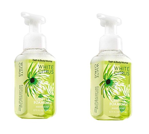 Bath & Body Works, Gentle Foaming Hand Soap, White Citrus (2-Pack)