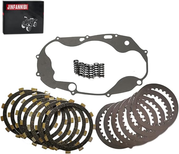 JINFANNIBI Complete Clutch Kit Heavy Duty Springs and Gasket Compatible for Banshee 350 1987–2006 RZ350 1984-1990