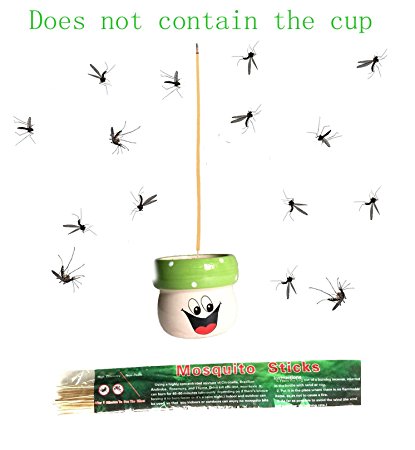 Henslow All Natural Plant-Based Mosquito Sticks —— Quickly Repel Mosquitoes,After 8 Minutes To See The Effect . Let You Indoors Or Outdoors Can Enjoy No Mosquito Bite Mood. (30 PCS)