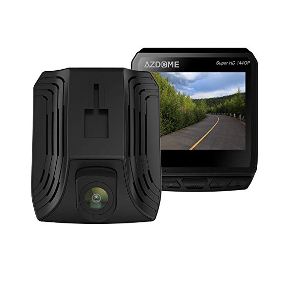 Car Dash Cam, 2.31" Super HD 2560x1440P 150° Wide Angle Dashboard Camera Recorder with Ambarella Chip, GPS Tracking, G-Sensor, SOS Emergency Saving, Parking Monitor, Loop Recording