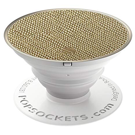 PopSockets: Collapsible Grip & Stand for Phones and Tablets - Saffiano Gold