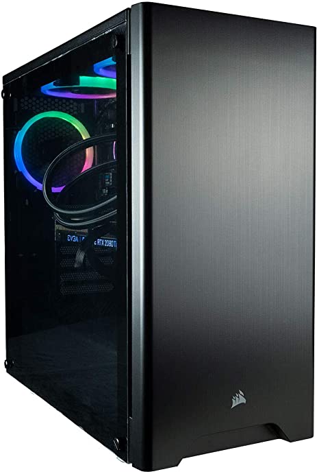 CUK Sentinel Black Gaming PC (AMD Ryzen 7 3700X, 32GB RAM, 512GB NVMe SSD   2TB HDD, NVIDIA GeForce RTX 2080 Super 8GB, 700W Gold PSU, Windows 10) Best Tower Desktop Computer for Gamers