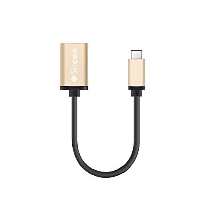 Simpeak Type C USB-C 3.1 to Female USB A 3.0 Charging & Data Cable Adapter New Macbook 0.2M