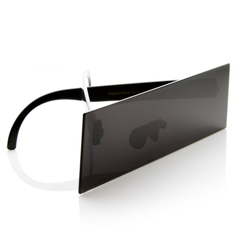 zeroUV - Internet Censorship One-Piece Black Bar Novelty Sunglasses