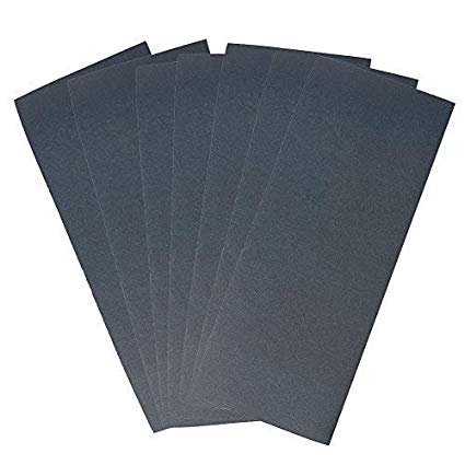 320 Grit Dry Wet Sandpaper Sheets by LotFancy, 9 x 3.6", Silicon Carbide, Pack of 45