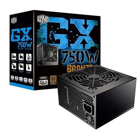 Cooler Master GX - 750W 80 PLUS Bronze Power Supply (RS750-ACAAD3-US)